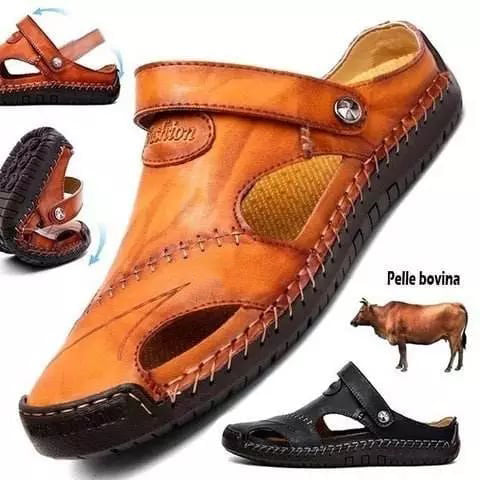 Chris™ | Orthopädische Ledersandalen