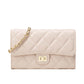 Gold Buckle Square Fat Diamond Chain Bag