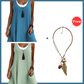⏰Last Day Sale 55% Off💃Women's Casual Loose Sleeveless Fake Two Piece Tank Dress