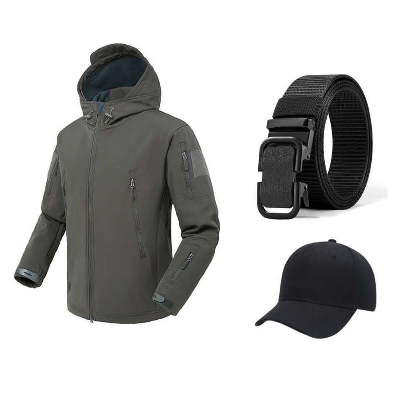 💥 Built for Wind & Rain | Men's Waterproof Insulated Outdoor Jacket