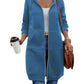 🌸LAST DAY SPECIAL PRICE!!🌸 Women Casual Zip Up Long Hooded Tunic Jacket with Pockets