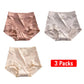3PCS Satin ice Silk Seamless Tummy Control Panties🌸