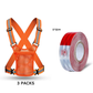 📢📢 55% OFF !! ⏰High Visibility Reflective Vest Adjustable Safety Running Gear with Pocket