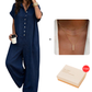 🌿Women's Casual Loose Short Sleeve Button Jumpsuit – Comfortable, Flattering & Effortlessly Stylish✨