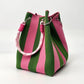🔥LIMITED TIME SPECIAL PRICE £7.99!👜 Boho Striped Knit Women’s Bucket Handbag | Hand‑Made Autumn Casual Shoulder Bag