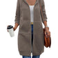 🌸LAST DAY SPECIAL PRICE!!🌸 Women Casual Zip Up Long Hooded Tunic Jacket with Pockets