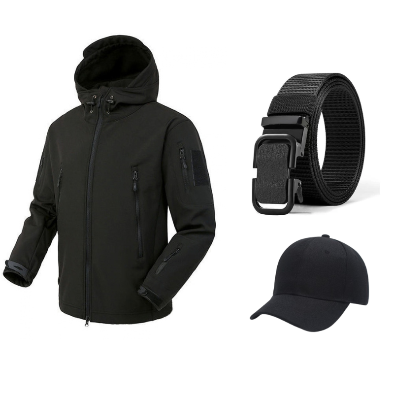 💥 Built for Wind & Rain | Men's Waterproof Insulated Outdoor Jacket