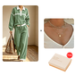 🔥New Arrivals🔥Best Sellers💝Women’s Striped Patchwork Hoodie and Wide-Leg Trousers Set