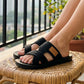💕Enjoy the comfort💕Wide Feet Comfortable Open Toe Flat Sandals