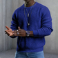 ✨ Timeless Comfort | Men's Soft Crew-Neck Sweater with Ribbed Hem