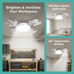 🌀LAST DAY SALE 59% OFF!!❄️Aerolux™ Ceiling Fan Light – 2-in-1 Silent LED with Remote 🌬️💡  Energy-Efficient Airflow & Dimmable Lighting for Bedrooms, Living Rooms & Conservatories 🏡✨