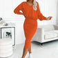 🔥Effortless Elegance💃Women's 2-Piece Set - Sleeveless Dress & Loose V-Neck Pullover