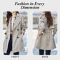 ✨New Style✨ Fashionable high-end women's windbreaker with mid-length lapel