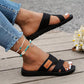 💕Enjoy the comfort💕Wide Feet Comfortable Open Toe Flat Sandals