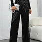💖LAST DAY SALE 50% OFF🥰Women's Sequin Sparkle Wide Leg Pants with Elastic Waistband