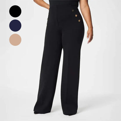 🔥Three lengths available🔥Winter High Stretch High Waist Wide Leg Trousers