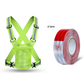 📢📢 55% OFF !! ⏰High Visibility Reflective Vest Adjustable Safety Running Gear with Pocket