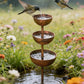 🐦 Bring your garden back to life! A peaceful birdbath with a rainwater collector to welcome local wildlife to your garden.🌿