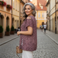 ⏰Last Day Sale 57% Off💃Women's T-shirt with leopard pattern, loose fit, V-neck