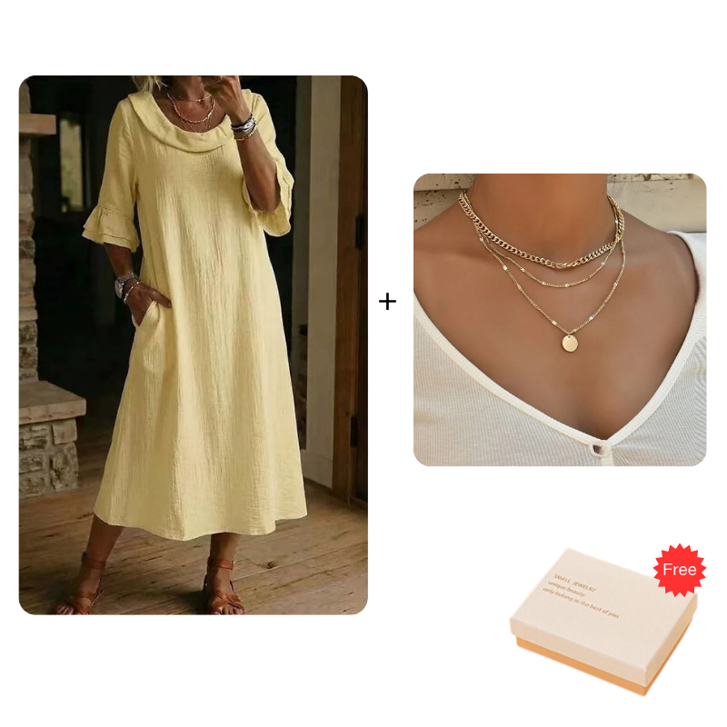 Yellow_Dress & Necklace