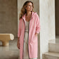🌸LAST DAY SPECIAL PRICE!!🌸 Women Casual Zip Up Long Hooded Tunic Jacket with Pockets