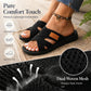 💕Enjoy the comfort💕Wide Feet Comfortable Open Toe Flat Sandals