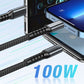 ⏳Transparent Luminous 3-in-1 Fast Charging Cable