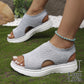 ⏳LAST DAY 50% OFF 🔥🔥Women's Breathable Knit Platform Sandals☁️Comfortable & Lightweight🍃Summer Essential