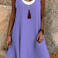 ⏰Last Day Sale 55% Off💃Women's Casual Loose Sleeveless Fake Two Piece Tank Dress