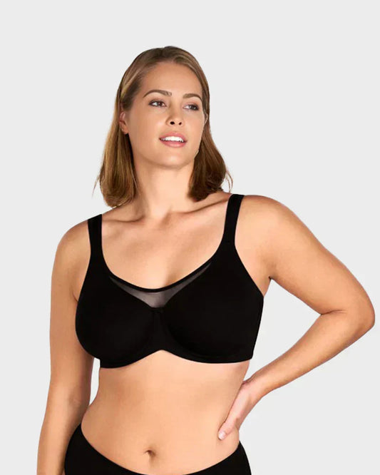 ⏳Last Day Special Price £9.8💐Women's Elegant Sheer Full Coverage Plus Size Bra