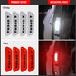 Car Anti-collision Reflective Warning Sticker (8 PCS)