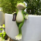 🎁Gift Idea Hot Sale 49% OFF🐸 Frog Flower Pot Hanger Ornament🍷