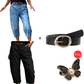 👖 LIMITED-TIME 55% OFF! ✨ Women's Casual Stretchy Cropped Denim Pants – Barrel Fit, Mid-Waist, Multi-Pockets 🌿