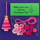 DIY Christmas Button Ornament Making Set