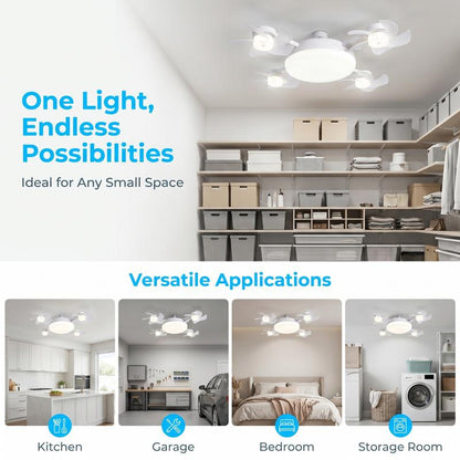 🌀LAST DAY SALE 59% OFF!!❄️Aerolux™ Ceiling Fan Light – 2-in-1 Silent LED with Remote 🌬️💡  Energy-Efficient Airflow & Dimmable Lighting for Bedrooms, Living Rooms & Conservatories 🏡✨