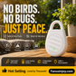 🔥Limited time offer⏰ Buy 3 get 2 free！🐦No more trouble from birds, beasts and locusts！Portable Ultrasonic Bird Repellent Keychain