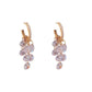 Crystal tassel earrings