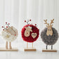 🎄Christmas Home Decor Wool🐏 - Wood Felt Reindeer Elk Tree Decorations