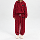 💖 Premium Comfort | Women's Plush Textured Hoodie & Pants 2-Piece Set