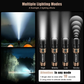 🔥Most Recommended🔥SKYFIRE 1097 flashlight strong light ultra bright outdoor camping home long-range portable ultra long endurance lighting
