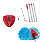 Chenille Spin Mop Head Replacement Unique Design Heads Turn Mop into Long-Handle Duster Dry Cleaning Trap Bucket & Handle