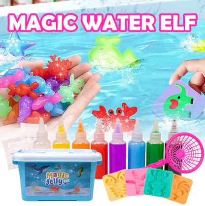 🔥HOT SALE - 49% OFF🎄Magic Water ELF, Children Handmade Aqua Gel Sensory Toy Set🐟