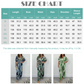 🥻Women's Summer Fashion Leaf Print Plus Size Bodysuit with Elastic Waist