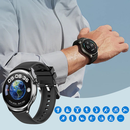 🔥Free shipping🔥Multi-function Round Sports Health Smartwatch 【50 % OFF】