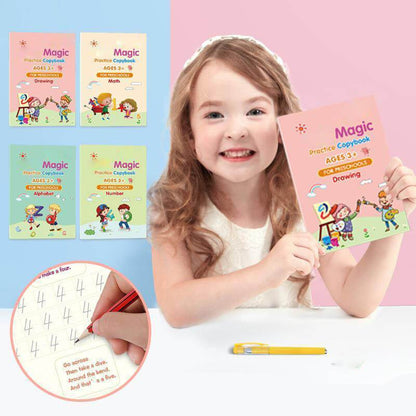 Reusable Copybook With Pen (writing will disappear)