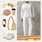 Fashion, Casual ✨🔥Round-Neck Long-Sleeved Top ＆ Pants 2-Piece Set【Buy 2 set, Free Shipping】