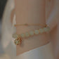 Ideal Gift - Elegant Faux Jade Bracelet