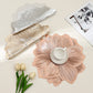 💖Exquisite gifts💖Lotus-Shaped Heat-Resistant and Washable Placemat