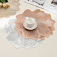 💖Exquisite gifts💖Lotus-Shaped Heat-Resistant and Washable Placemat