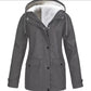 ❄️ Cold-Weather Comfort | Women's Warm Fleece-Lined Hooded Jacket